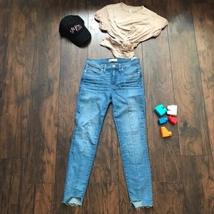 Madewell 9” High Rise Skinny Jean  Size 28